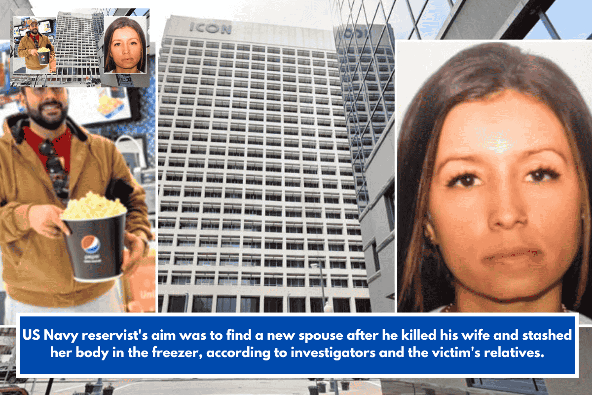 US Navy reservist's aim was to find a new spouse after he killed his wife and stashed her body in the freezer, according to investigators and the victim's relatives.