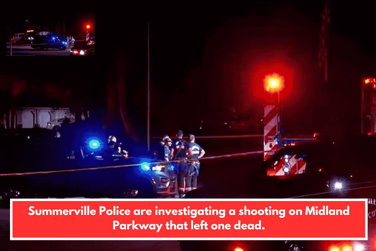 Summerville Police are investigating a shooting on Midland Parkway that left one dead.