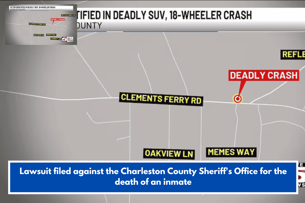 Lawsuit filed against the Charleston County Sheriff's Office for the death of an inmate