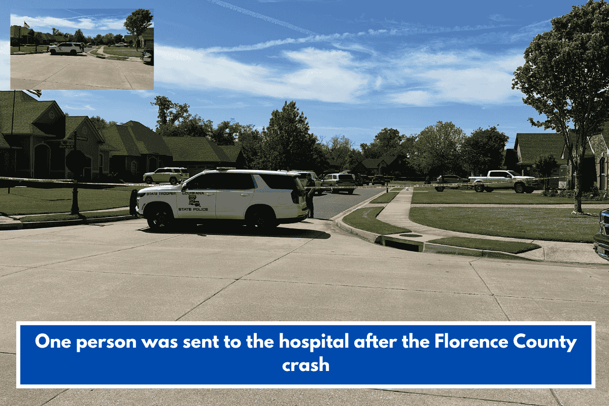 One person was sent to the hospital after the Florence County crash