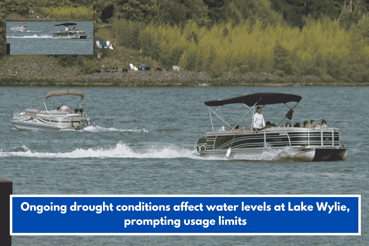Ongoing drought conditions affect water levels at Lake Wylie, prompting usage limits