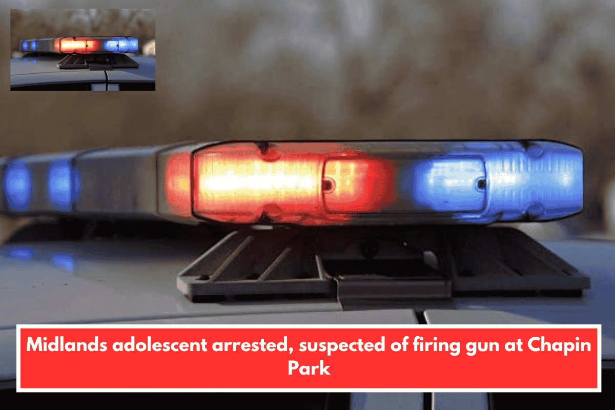 Midlands adolescent arrested, suspected of firing gun at Chapin Park