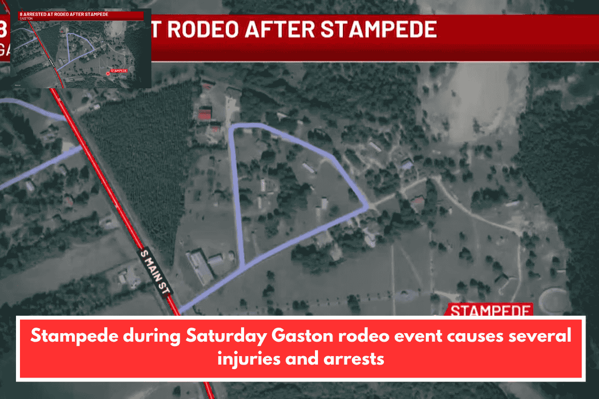 Stampede during Saturday Gaston rodeo event causes several injuries and arrests