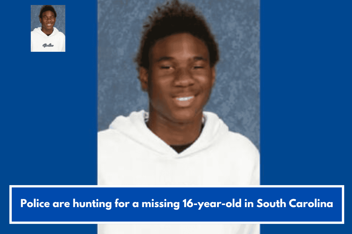 Police are hunting for a missing 16-year-old in South Carolina