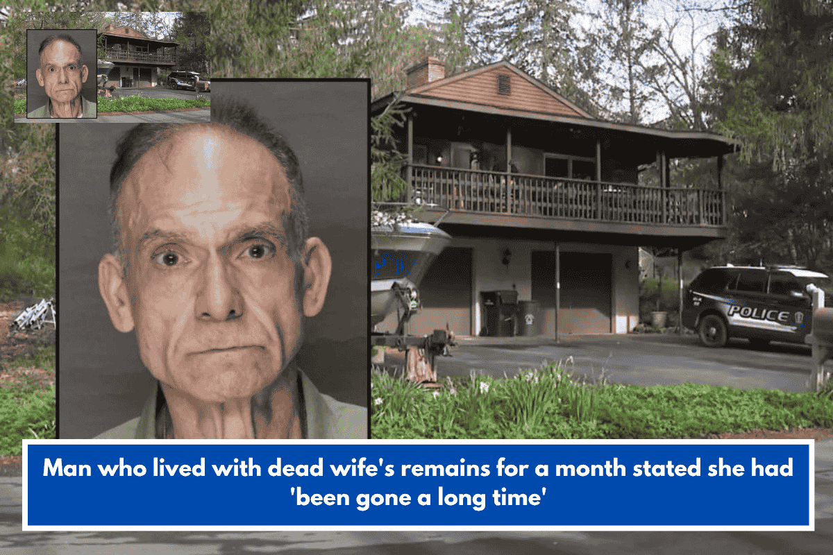 Man who lived with dead wife's remains for a month stated she had 'been gone a long time'