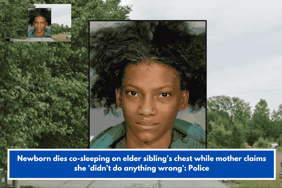 Newborn dies co-sleeping on elder sibling's chest while mother claims she 'didn't do anything wrong': Police