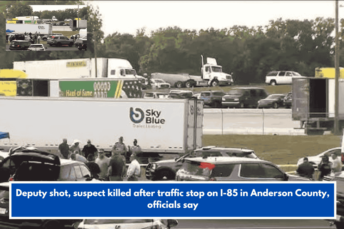 Deputy shot, suspect killed after traffic stop on I-85 in Anderson County, officials say