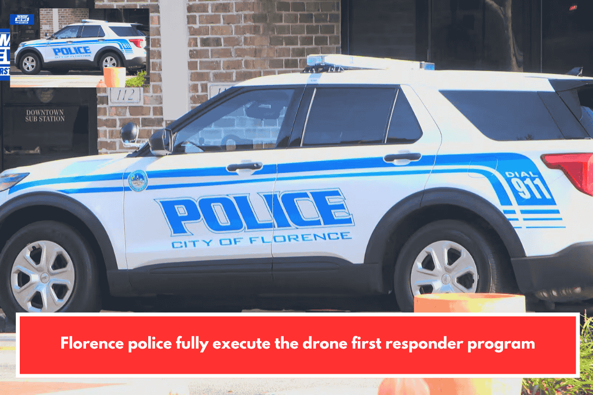 Florence police fully execute the drone first responder program