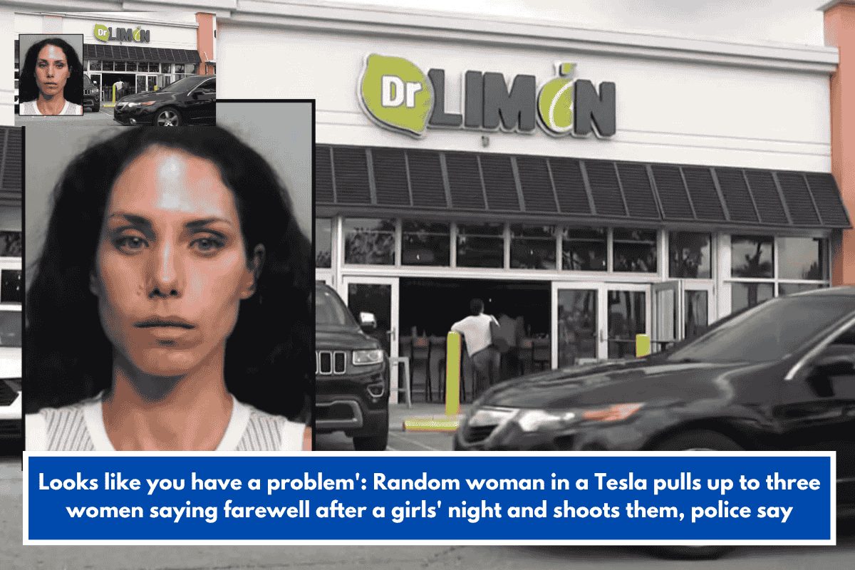 Looks like you have a problem': Random woman in a Tesla pulls up to three women saying farewell after a girls' night and shoots them, police say