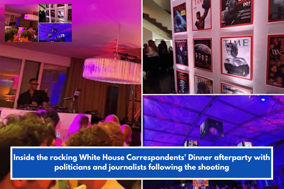 Inside the rocking White House Correspondents' Dinner afterparty with politicians and journalists following the shooting