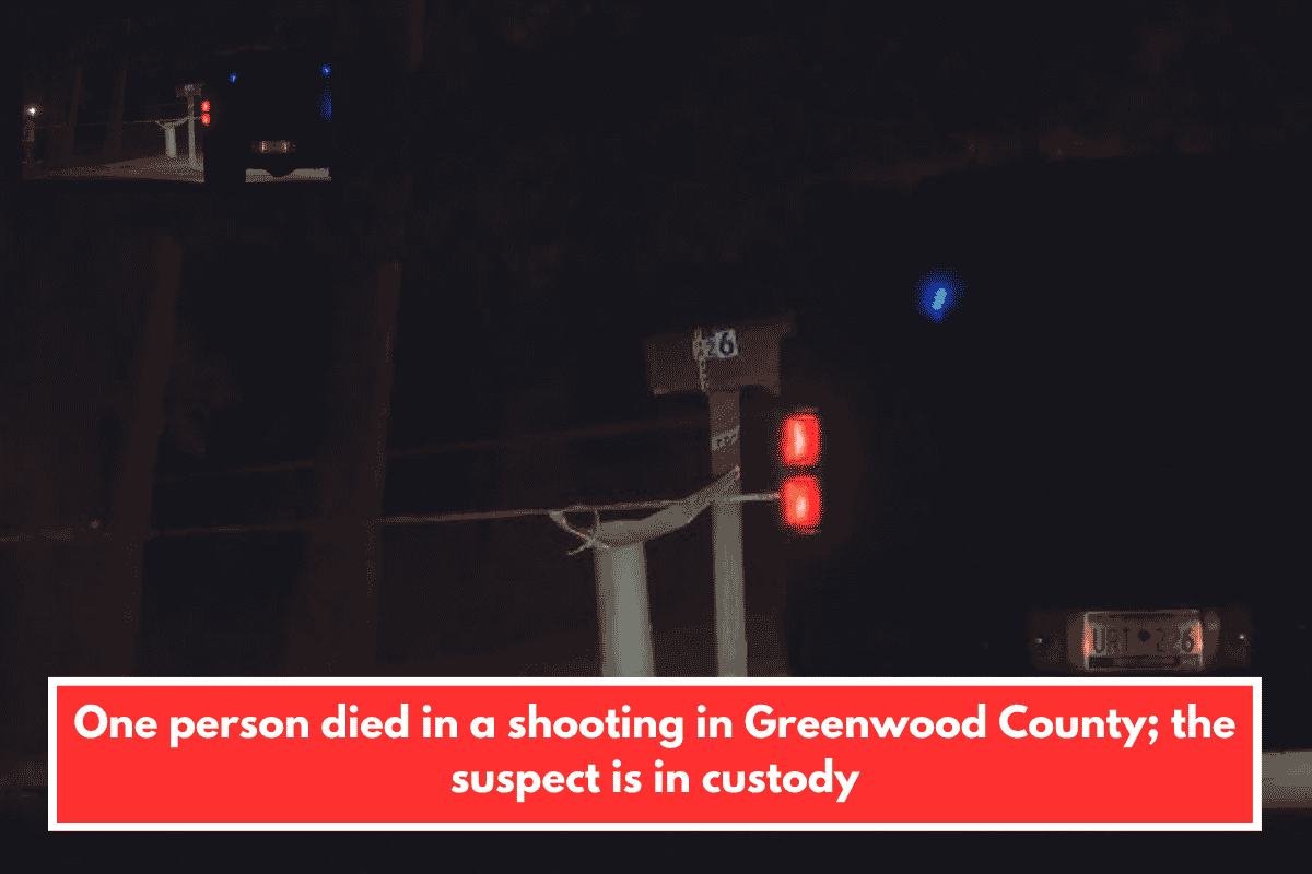 One person died in a shooting in Greenwood County; the suspect is in custody