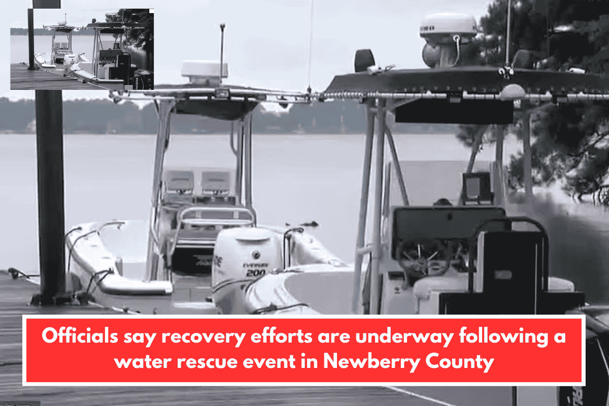 Officials say recovery efforts are underway following a water rescue event in Newberry County