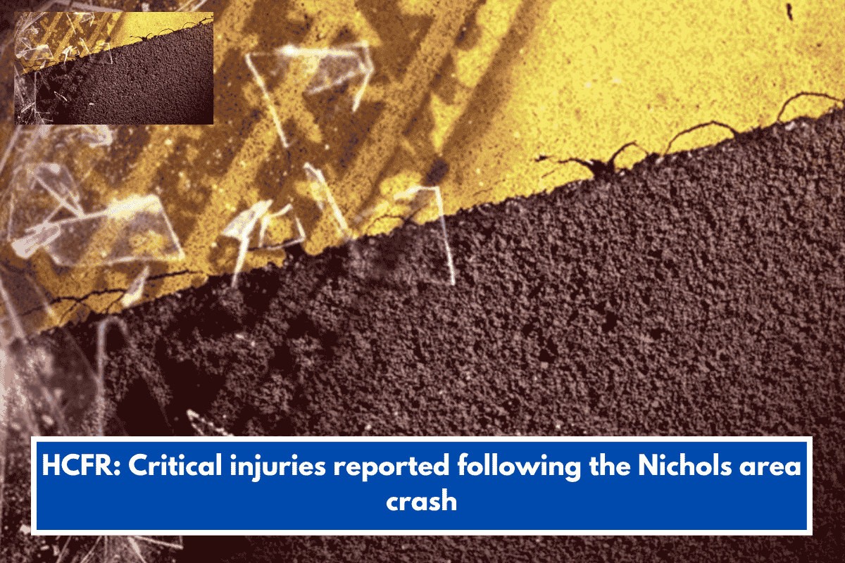 HCFR: Critical injuries reported following the Nichols area crash
