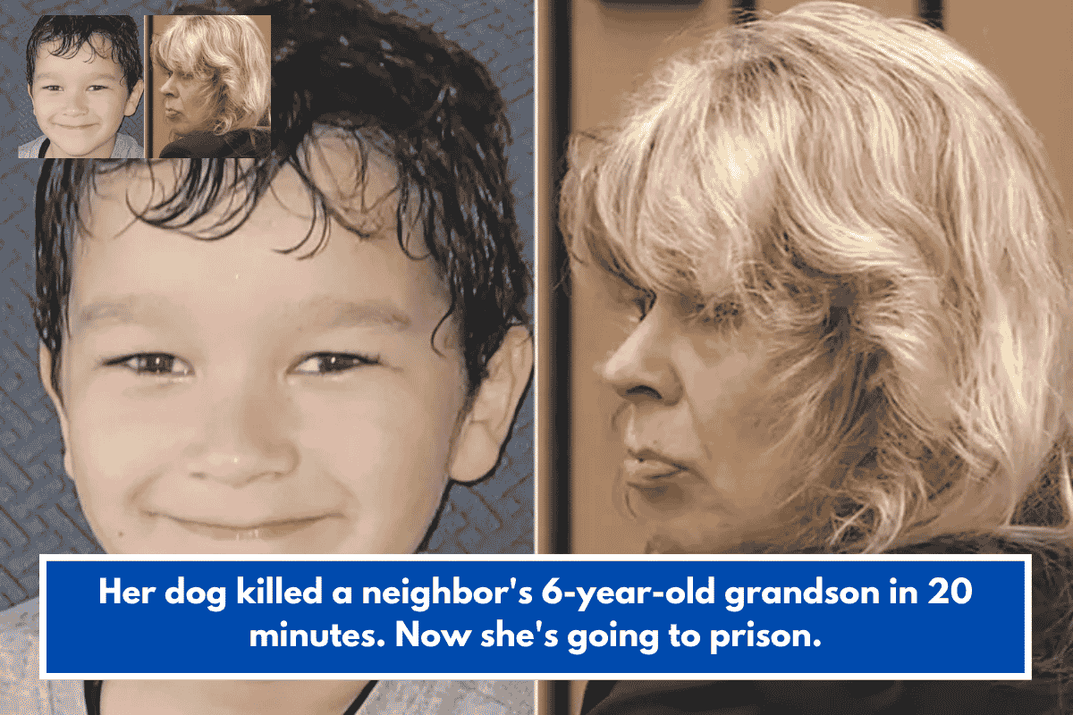 Her dog killed a neighbor's 6-year-old grandson in 20 minutes. Now she's going to prison.