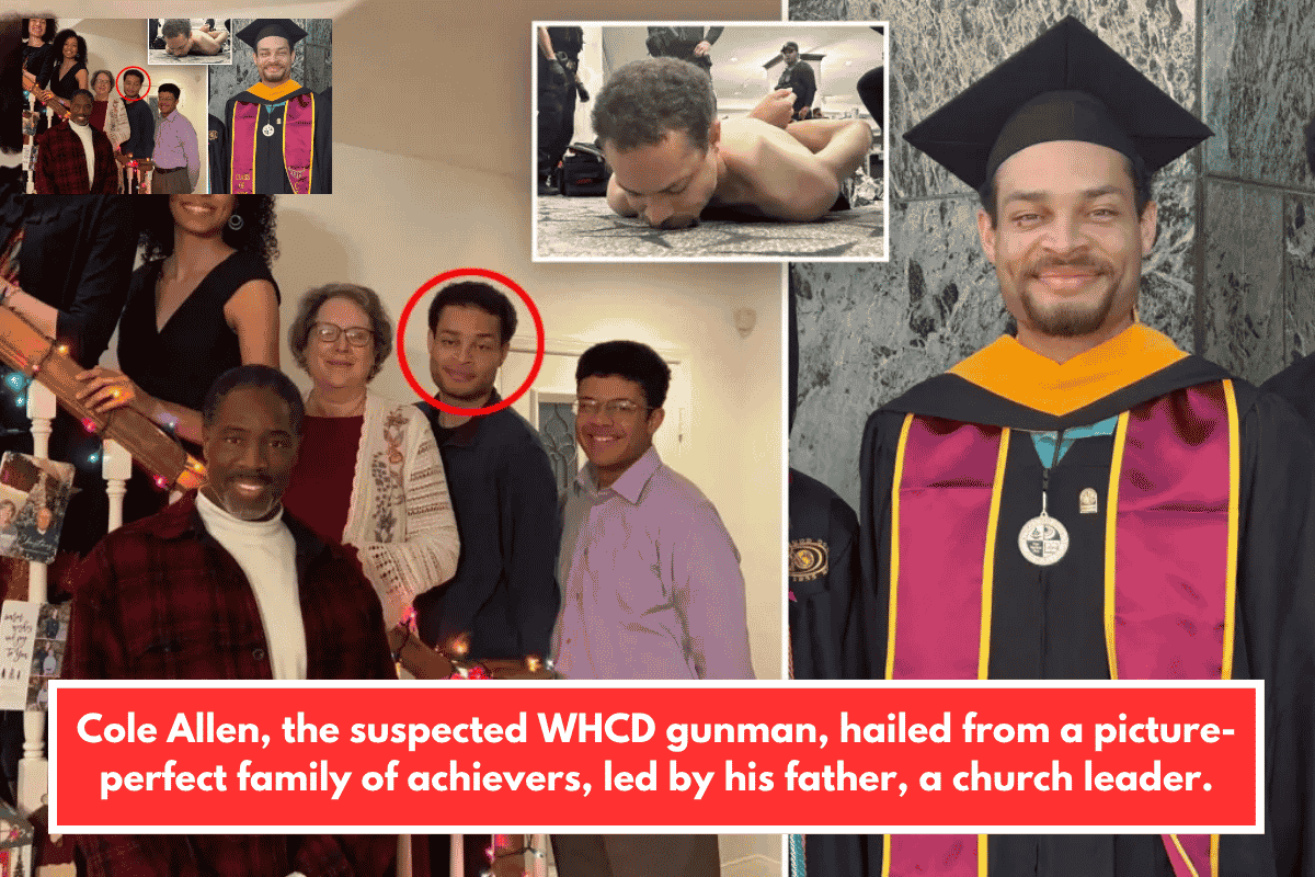 Cole Allen, the suspected WHCD gunman, hailed from a picture-perfect family of achievers, led by his father, a church leader.