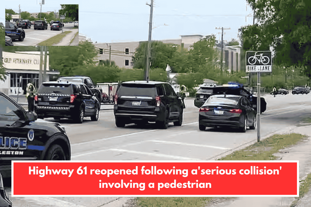 Highway 61 reopened following a'serious collision' involving a pedestrian