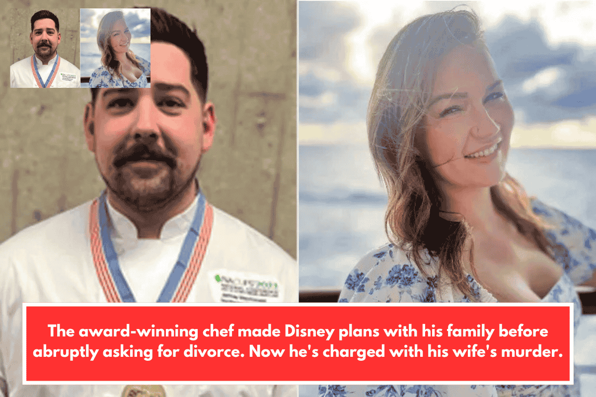The award-winning chef made Disney plans with his family before abruptly asking for divorce. Now he's charged with his wife's murder.