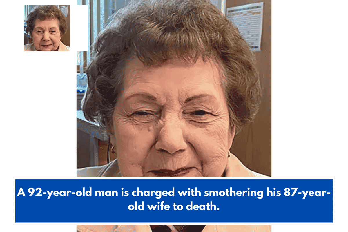 A 92-year-old man is charged with smothering his 87-year-old wife to death.