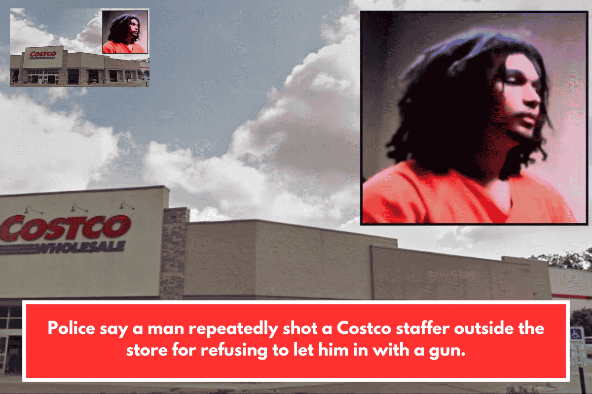 Police say a man repeatedly shot a Costco staffer outside the store for refusing to let him in with a gun.