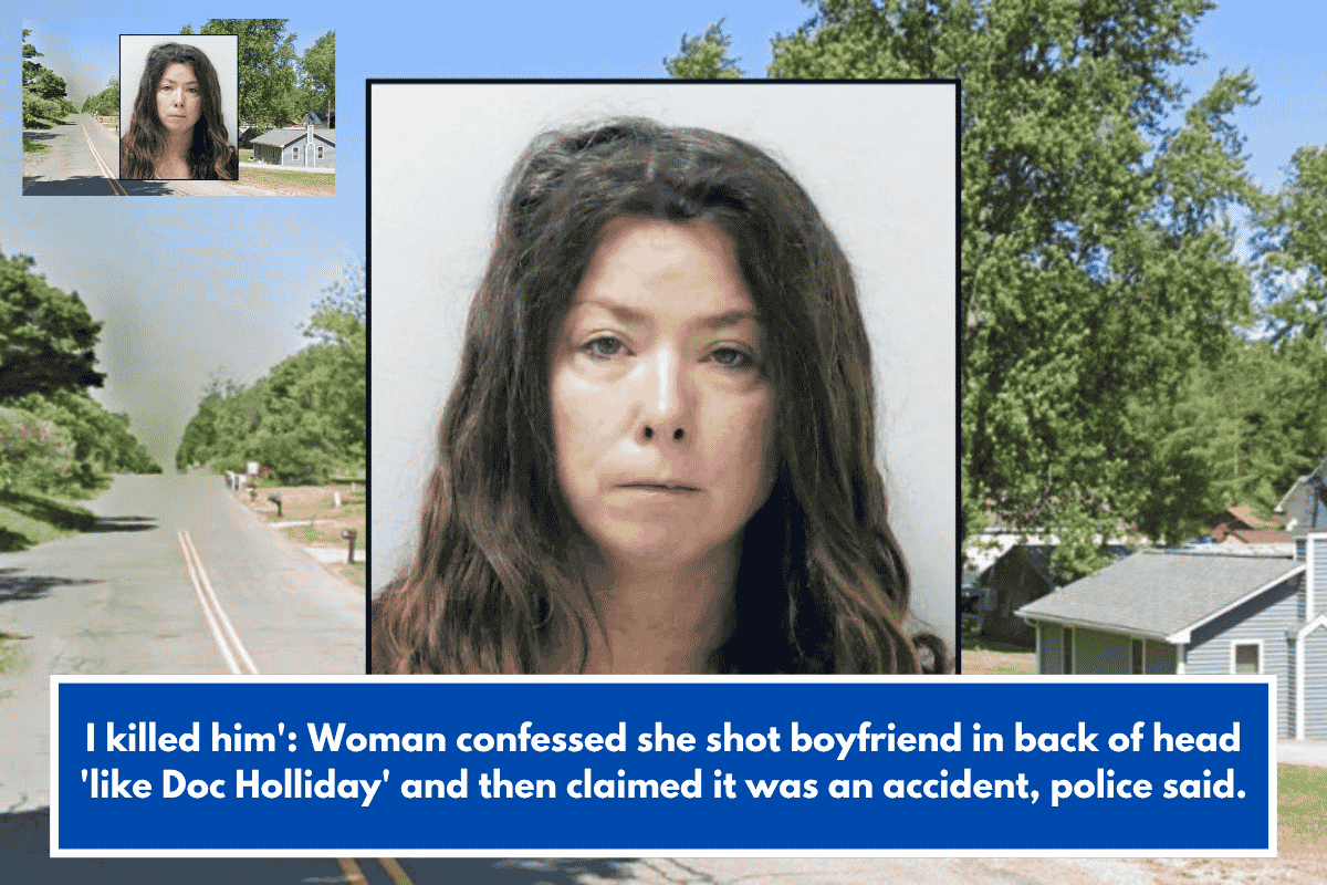 I killed him': Woman confessed she shot boyfriend in back of head 'like Doc Holliday' and then claimed it was an accident, police said.