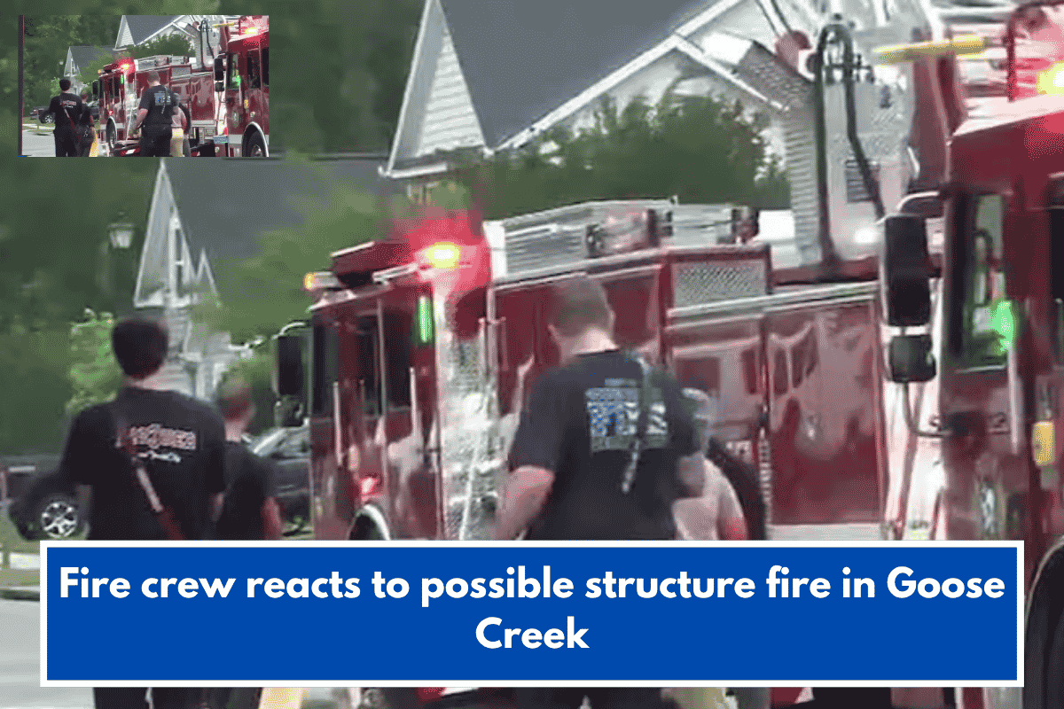 Fire crew reacts to possible structure fire in Goose Creek
