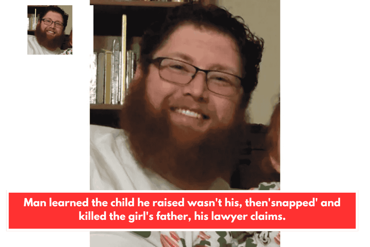 Man learned the child he raised wasn't his, then'snapped' and killed the girl's father, his lawyer claims.