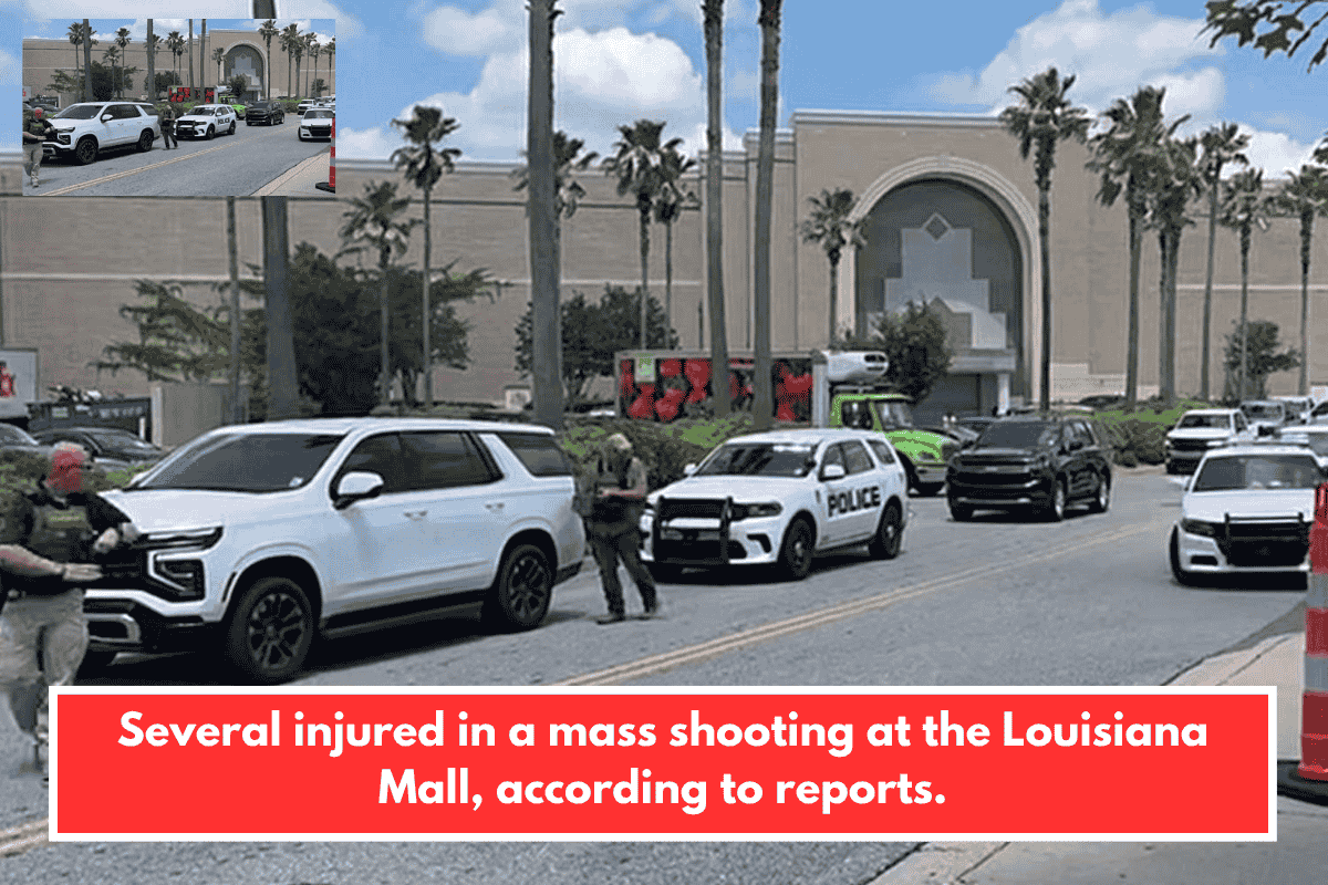 Several injured in a mass shooting at the Louisiana Mall, according to reports.