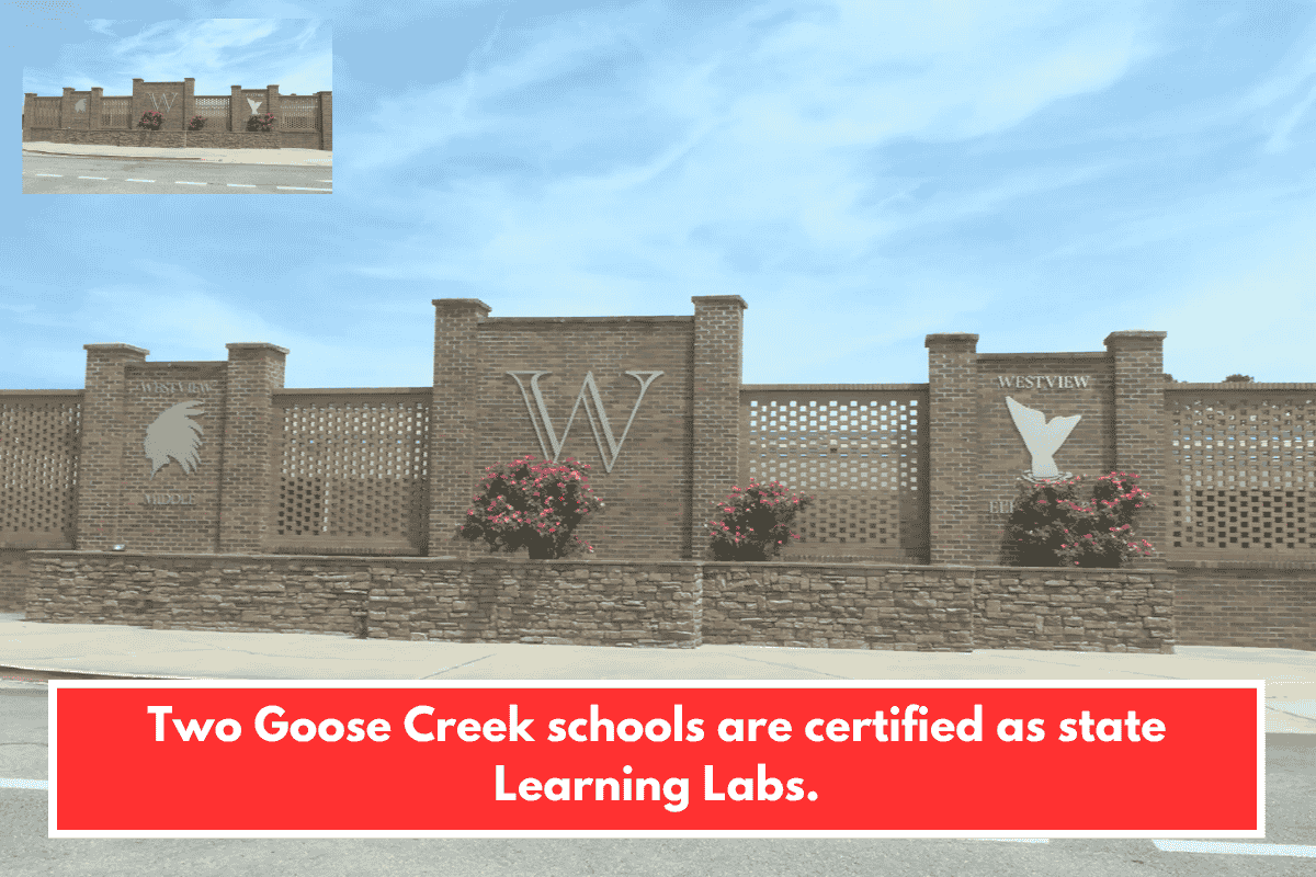 Two Goose Creek schools are certified as state Learning Labs.