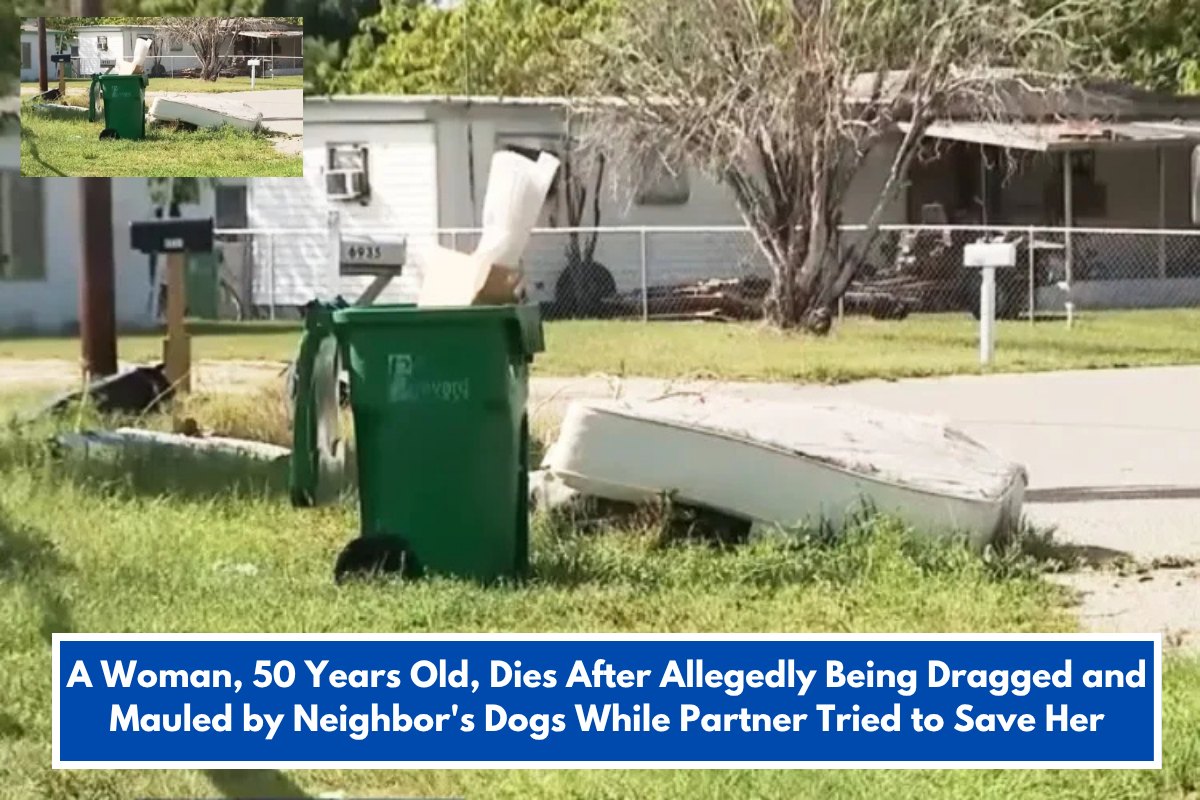 A Woman, 50 Years Old, Dies After Allegedly Being Dragged and Mauled by Neighbor's Dogs While Partner Tried to Save Her