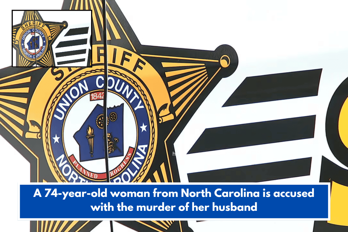 A 74-year-old woman from North Carolina is accused with the murder of her husband