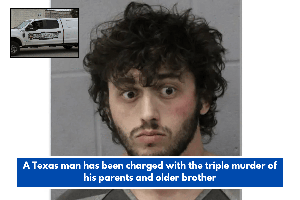A Texas man has been charged with the triple murder of his parents and older brother