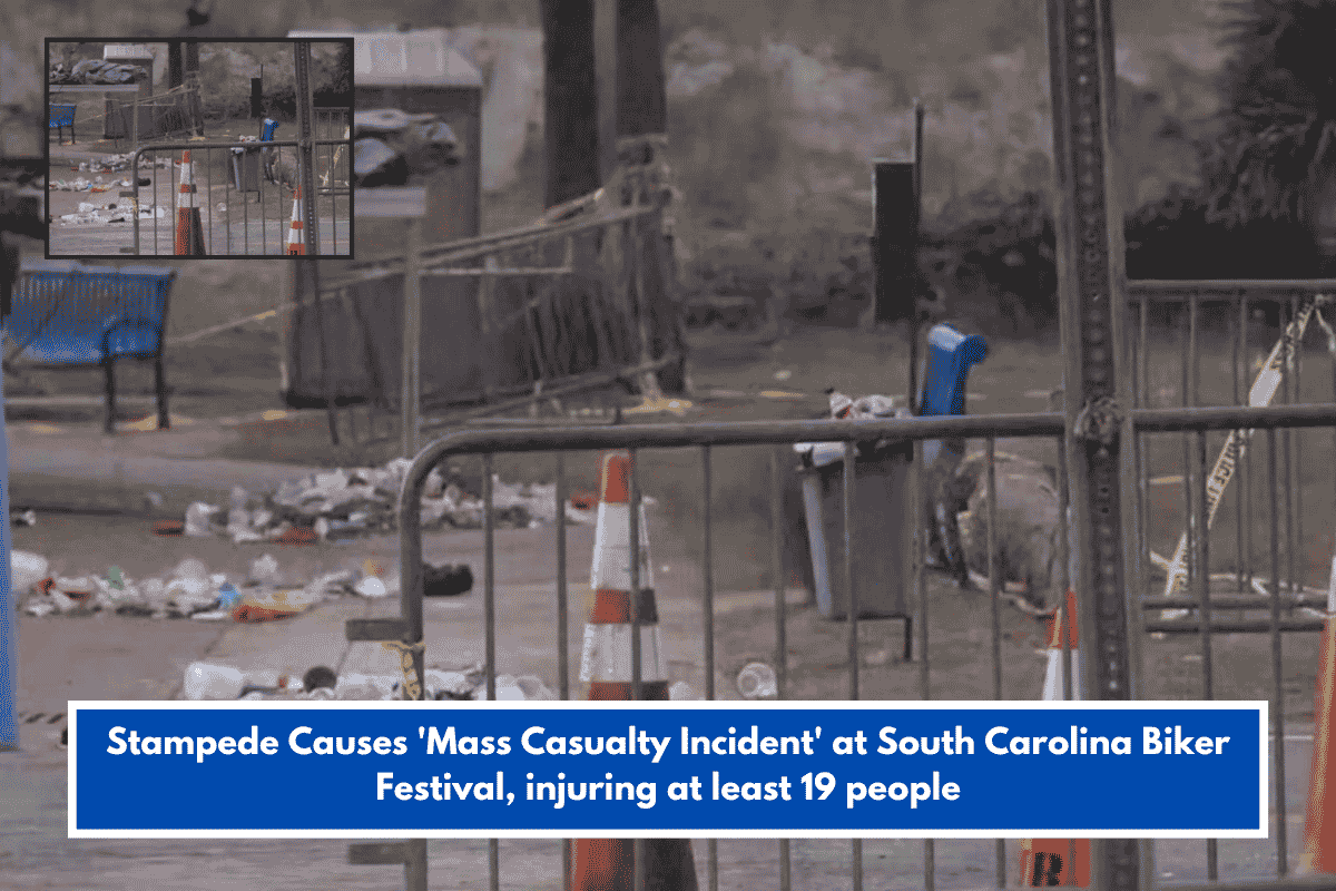 Stampede Causes 'Mass Casualty Incident' at South Carolina Biker Festival, injuring at least 19 people