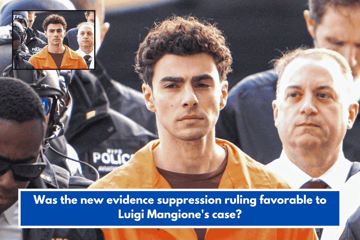 Was the new evidence suppression ruling favorable to Luigi Mangione's case?