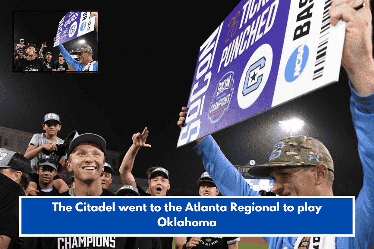 The Citadel went to the Atlanta Regional to play Oklahoma