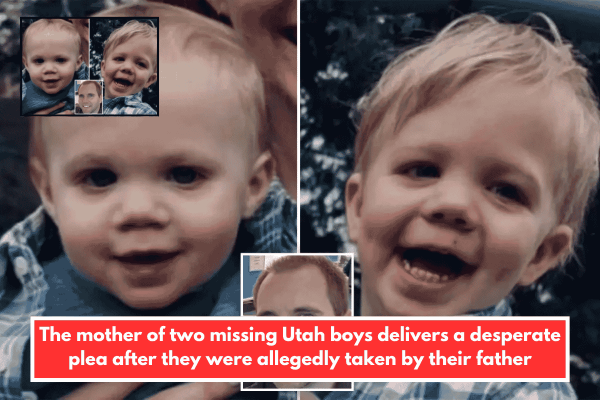 The mother of two missing Utah boys delivers a desperate plea after they were allegedly taken by their father