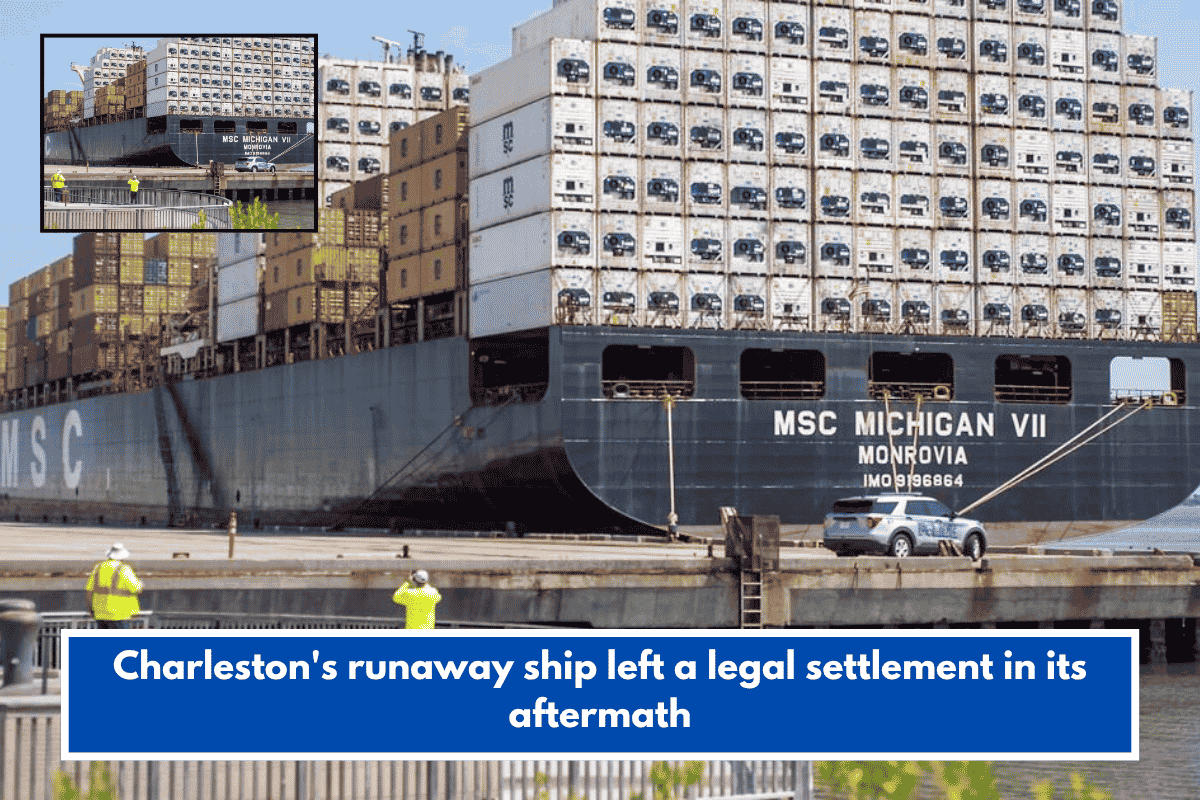 Charleston's runaway ship left a legal settlement in its aftermath