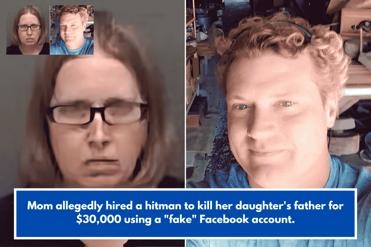 Mom allegedly hired a hitman to kill her daughter's father for $30,000 using a "fake" Facebook account.