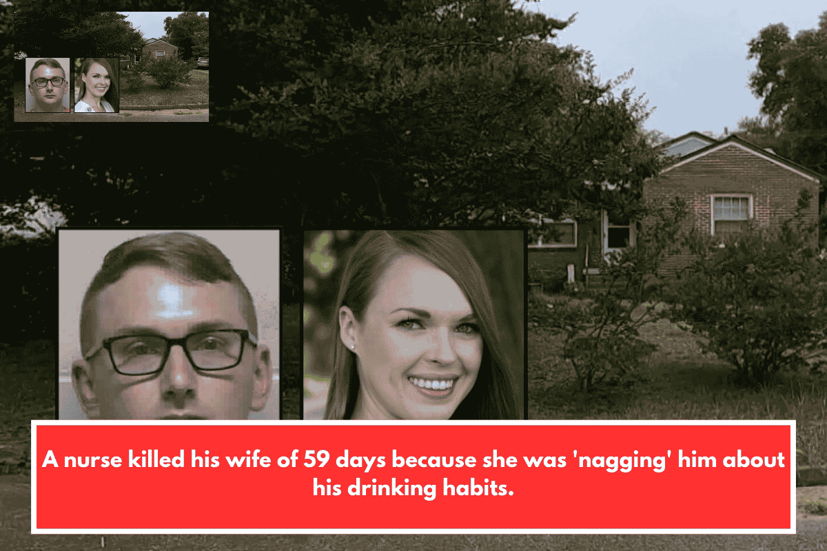 A nurse killed his wife of 59 days because she was 'nagging' him about his drinking habits.