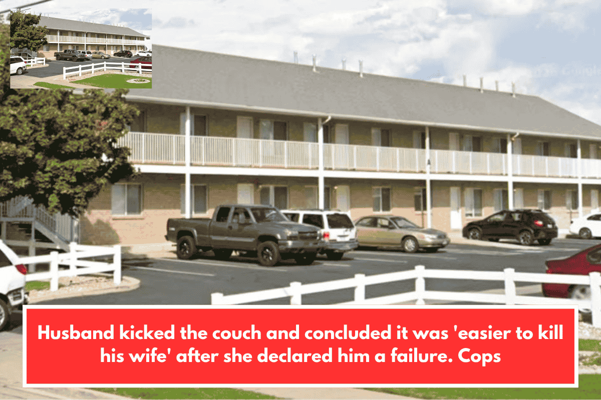 Husband kicked the couch and concluded it was 'easier to kill his wife' after she declared him a failure. Cops