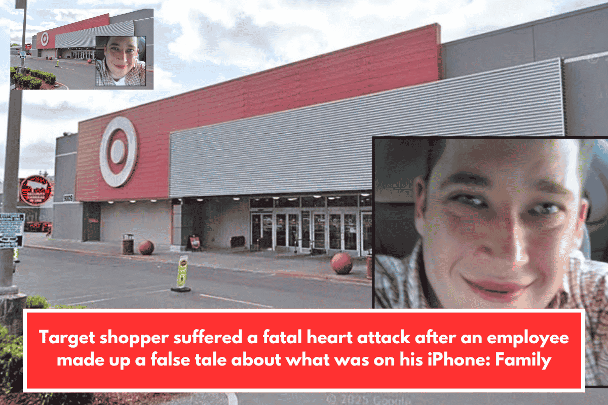 Target shopper suffered a fatal heart attack after an employee made up a false tale about what was on his iPhone: Family