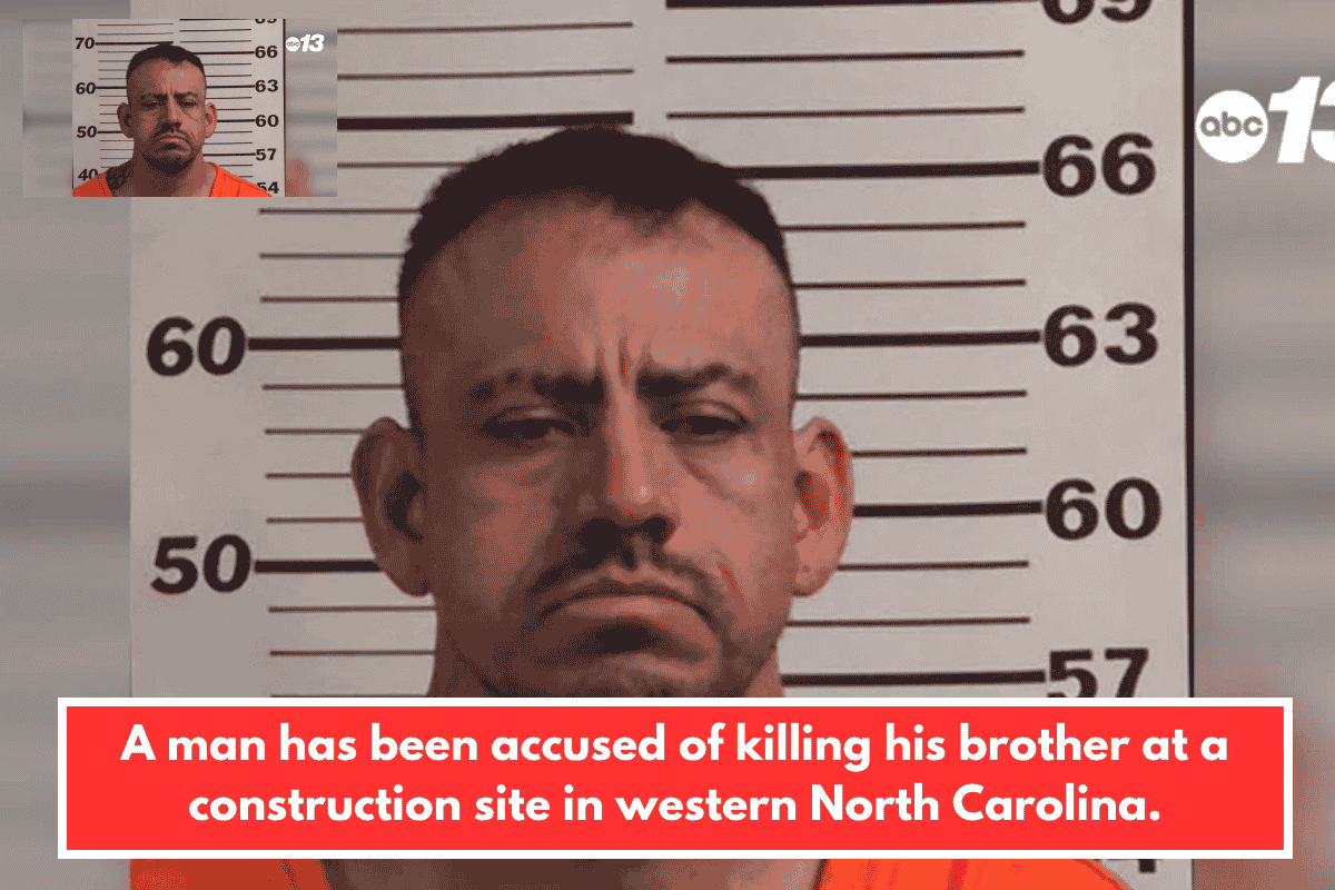 A man has been accused of killing his brother at a construction site in western North Carolina.