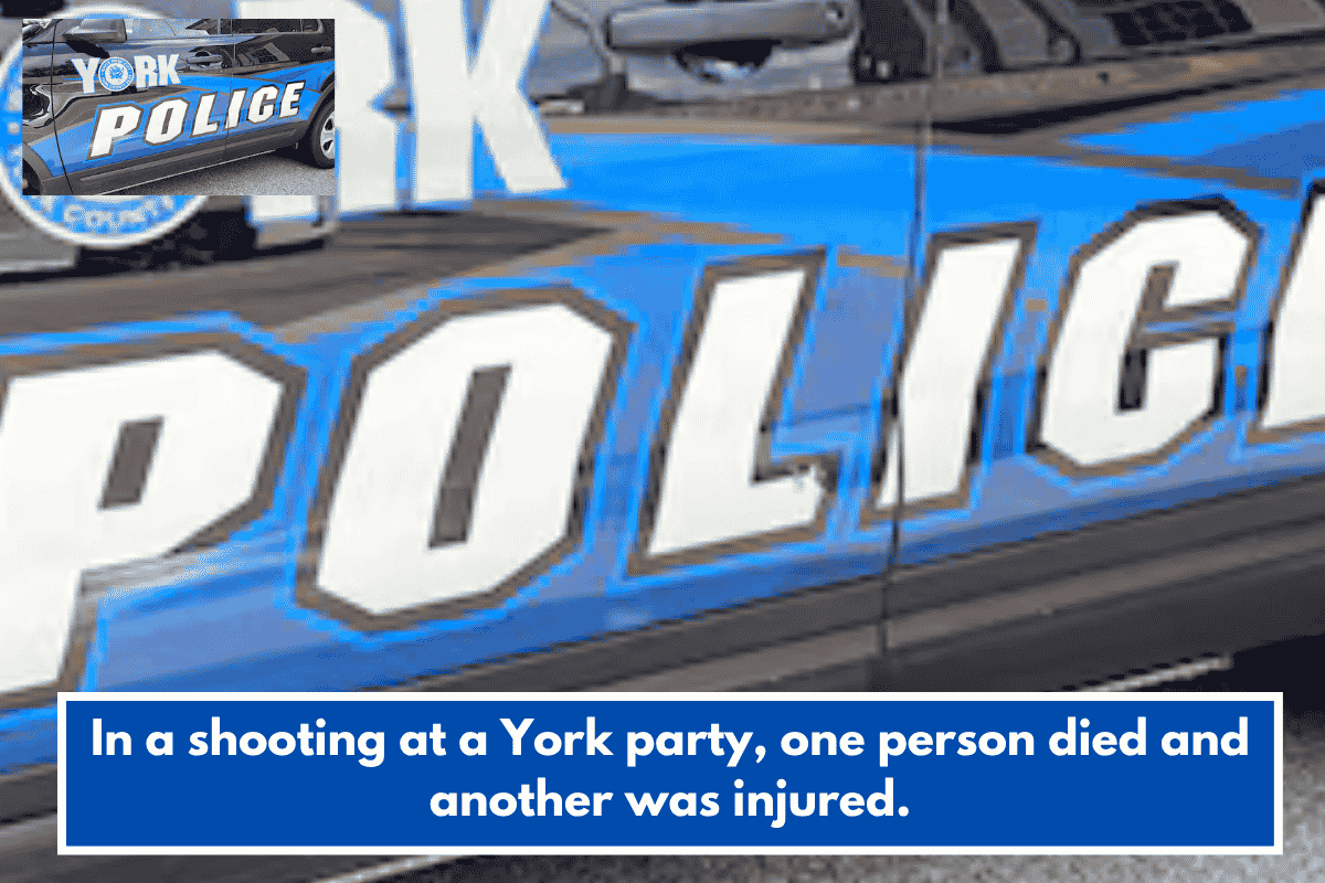 In a shooting at a York party, one person died and another was injured.