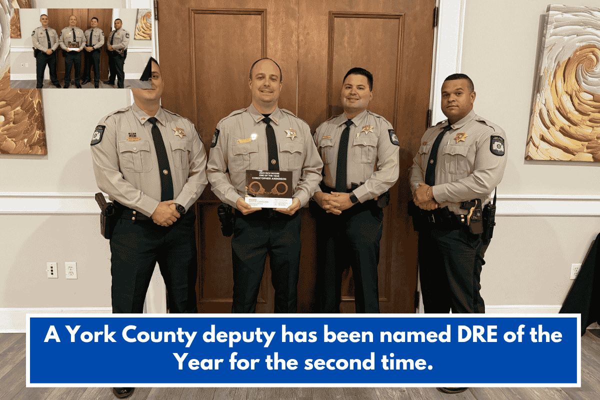 A York County deputy has been named DRE of the Year for the second time.