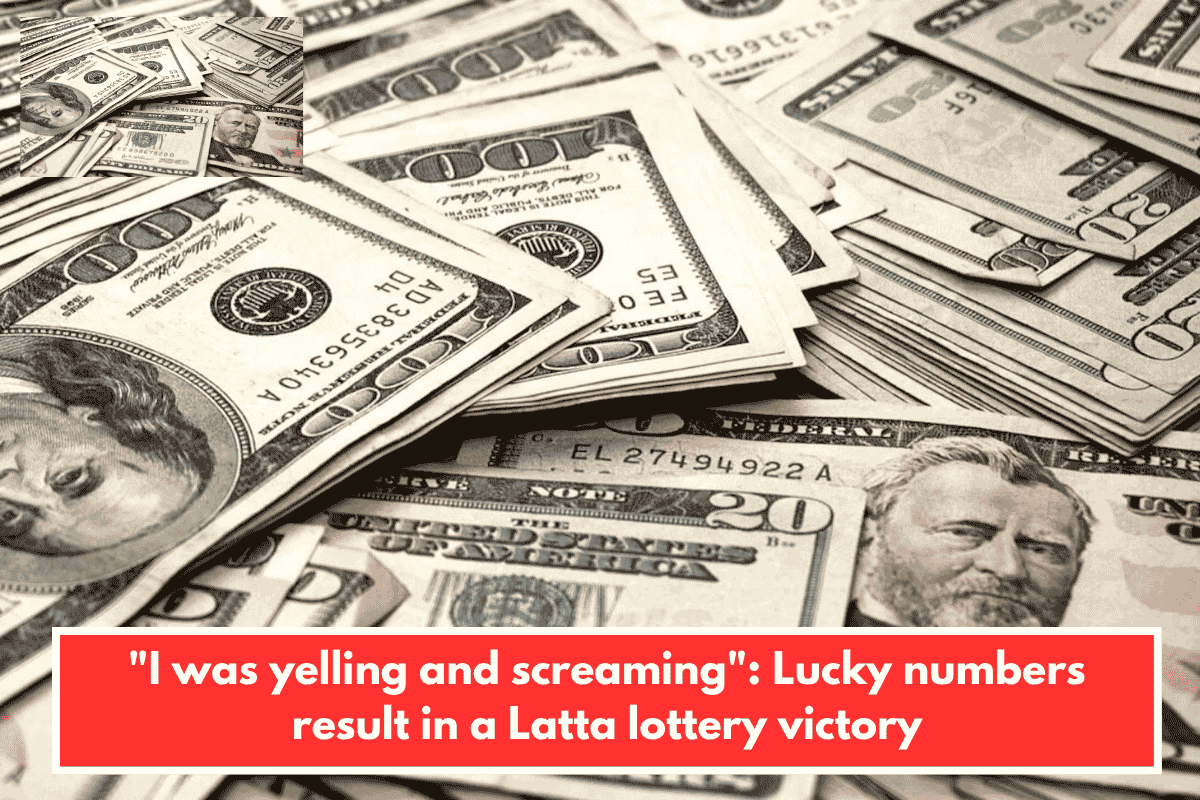 "I was yelling and screaming": Lucky numbers result in a Latta lottery victory