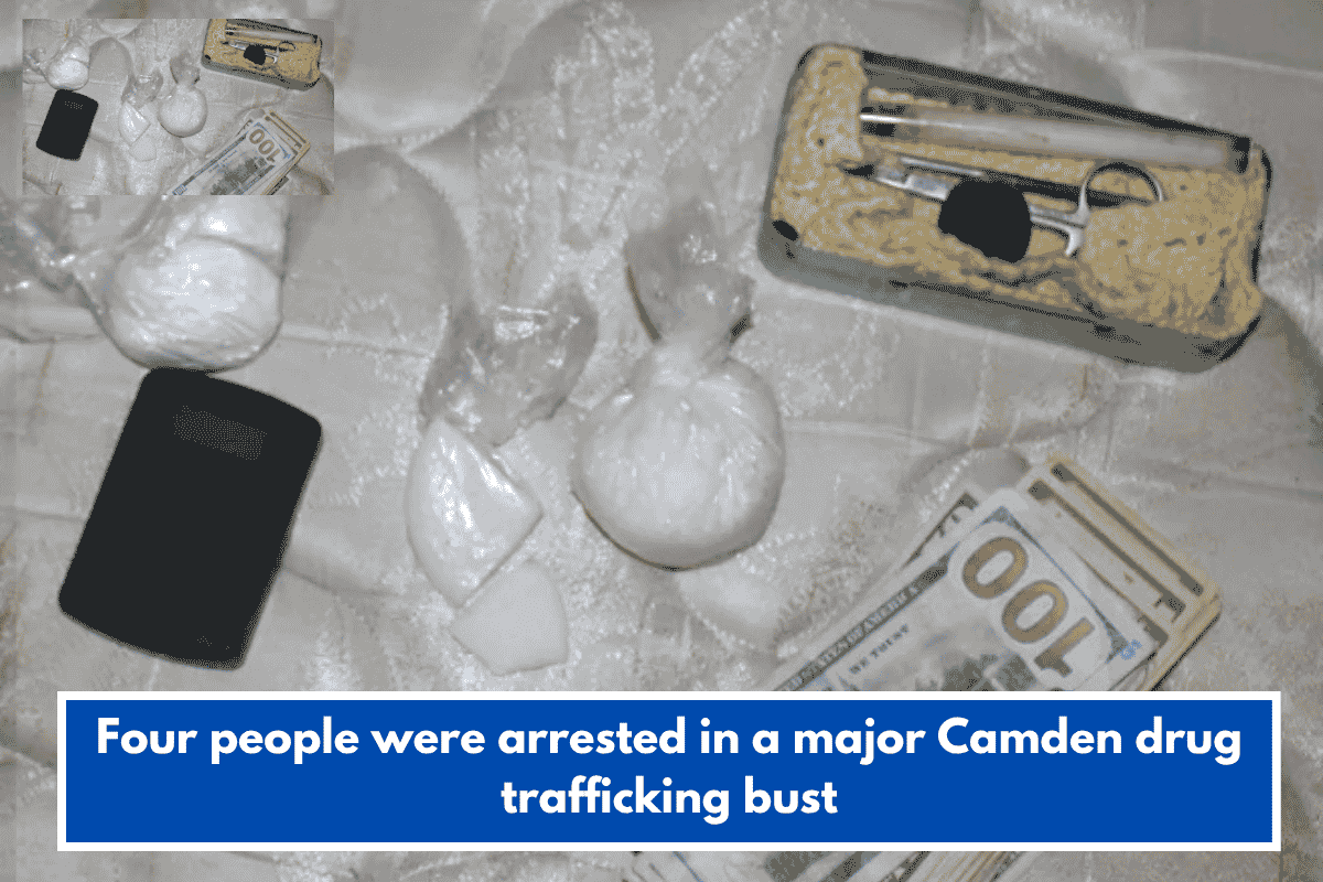 Four people were arrested in a major Camden drug trafficking bust
