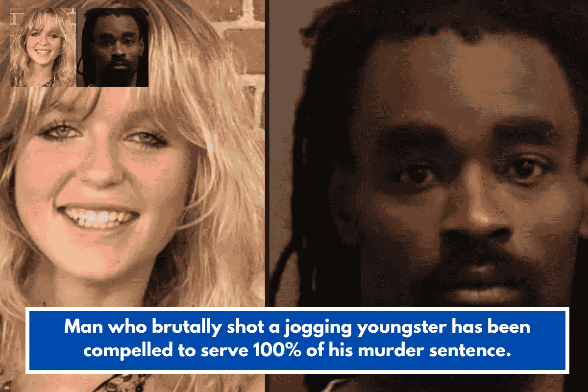 Man who brutally shot a jogging youngster has been compelled to serve 100% of his murder sentence.