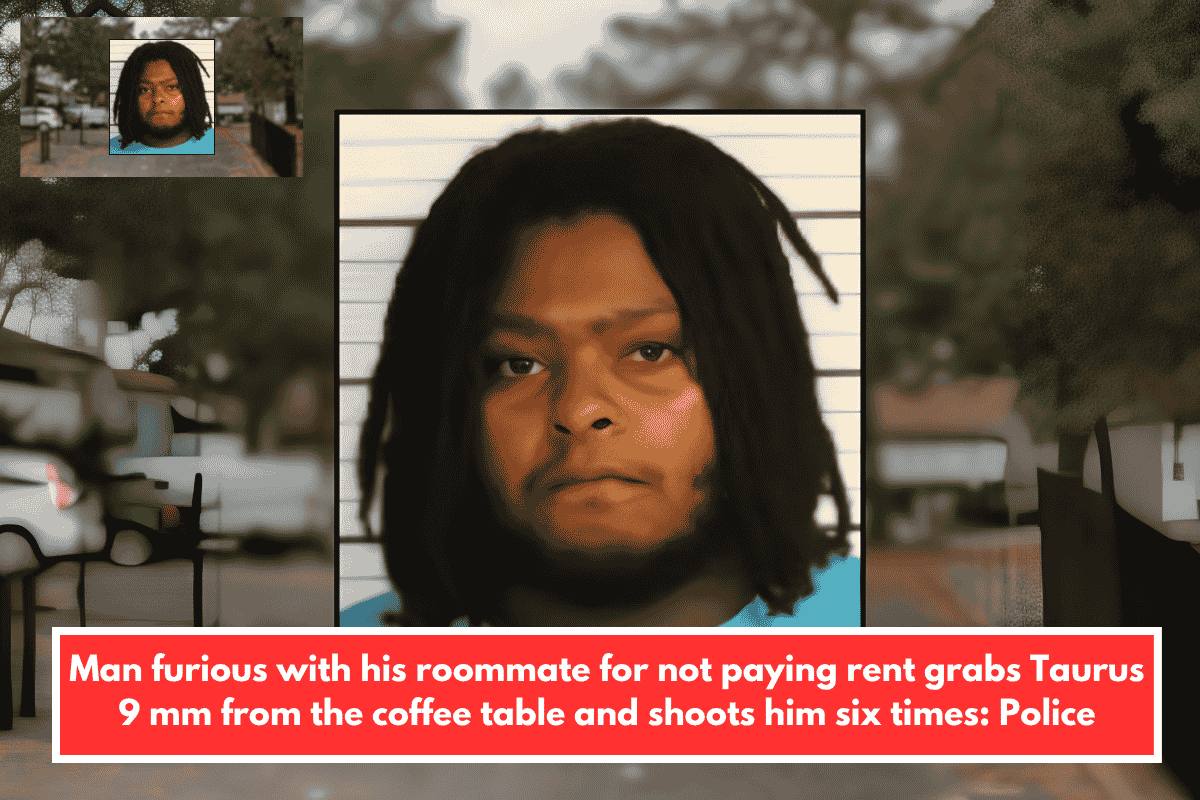 Man furious with his roommate for not paying rent grabs Taurus 9 mm from the coffee table and shoots him six times: Police