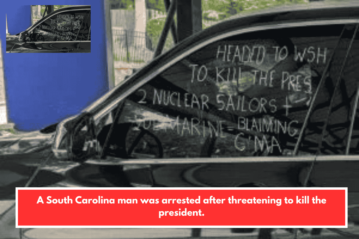 A South Carolina man was arrested after threatening to kill the president.