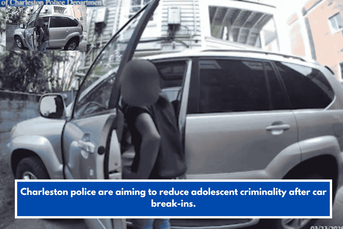 Charleston police are aiming to reduce adolescent criminality after car break-ins.
