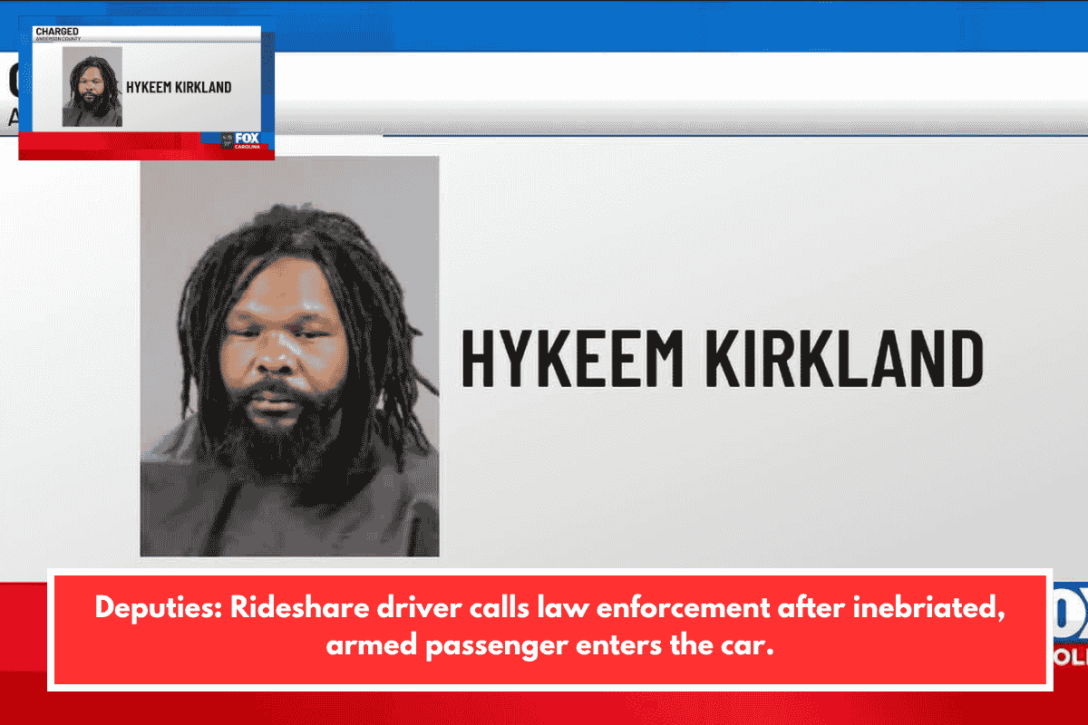 Deputies: Rideshare driver calls law enforcement after inebriated, armed passenger enters the car.
